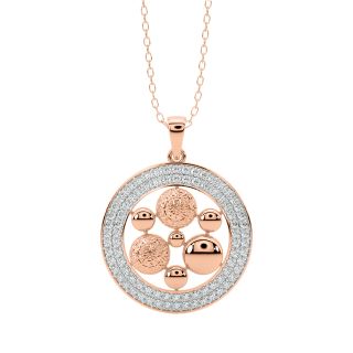 Remy Round Diamond Office Wear Pendant